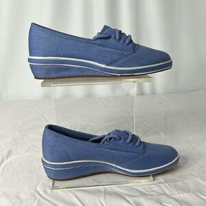 GRASSHOPPER BY KEDS WOMENS SINCLAIR CHAMBRAY SHOES FTL-03-068